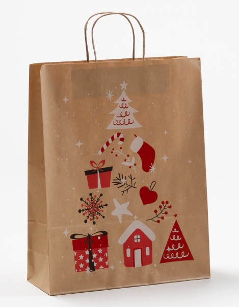 Weihnachtsbaum Papiertasche